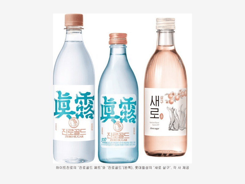 ‘제로슈거’ 소주, 당류·열량 알고&nbsp;보니